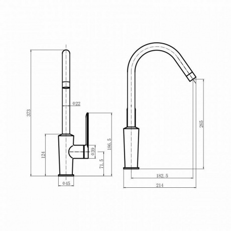 Смеситель для кухни  FASHUN (A54025-8) - фото 2
