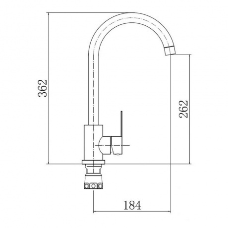 Смеситель для кухни PLStart (PL4002) - фото 2
