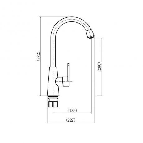 Смеситель для кухни PLStart (PL4001) - фото 2