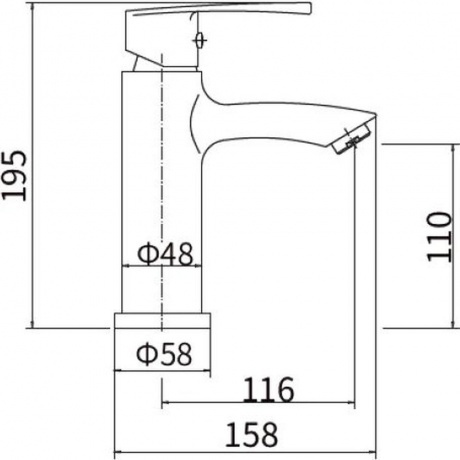 Смеситель для умывальника PLStart (PL1003-26) - фото 2