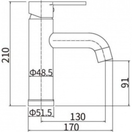 Смеситель для умывальника PLStart (PL1004-7) - фото 2