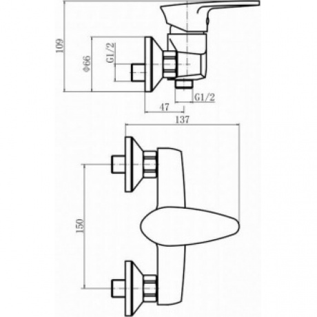 Смеситель для душа PLSTART (PL2005-7) - фото 2
