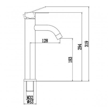 Смеситель Fmark для раковины (FS8211) - фото 2