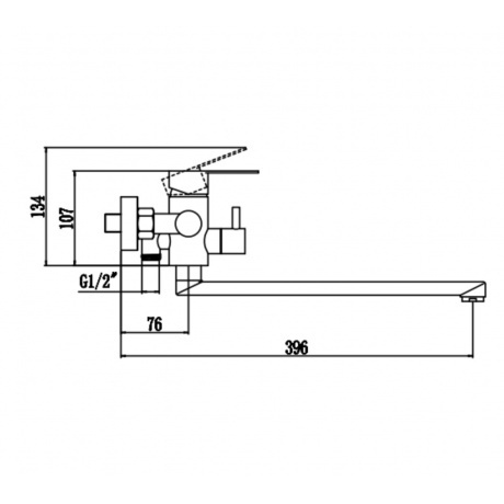 Смеситель Fmark для ванны (FS8224) - фото 3