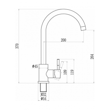Смеситель Savol для кухонной мойки (S-SUS3002Y) - фото 2