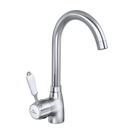 

Смеситель Славен для мойки с высоким изливом одноручный Коттедж М (СЛ-ОД-М22)