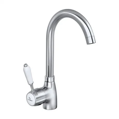 Смеситель Славен для мойки с высоким изливом одноручный Коттедж ...