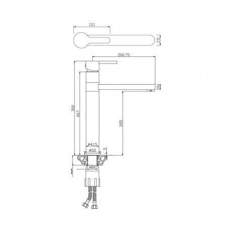Смеситель OLIVE'S для кухни TORRES (17433TR) - фото 2