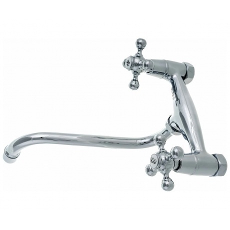 Смеситель OLIVE'S для кухни настенный GIRONA (01410GR) - фото 7