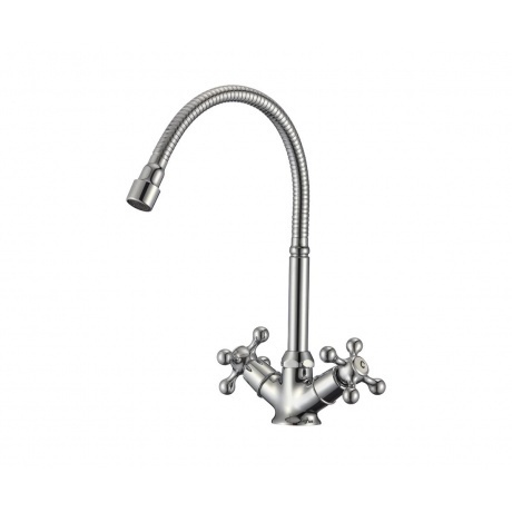 Смеситель OLIVE'S для кухни с гибким изливом GIRONA (01435GR)