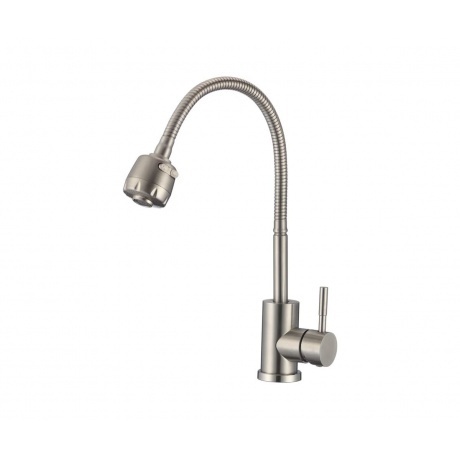 Смеситель OLIVE'S для кухни с гибким изливом BALEAR (13435-4BL)