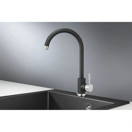 Смеситель для кухни GRANULA (ST-4031, ЧЁРНЫЙ) - фото 1