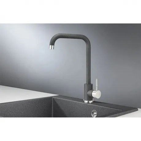 Смеситель для кухни GRANULA (ST-4033, ГРАФИТ)
