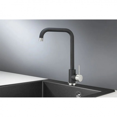 Смеситель для кухни GRANULA (ST-4033, ЧЁРНЫЙ) - фото 1