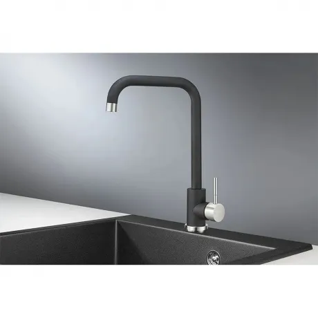 Смеситель для кухни GRANULA (ST-4033, ЧЁРНЫЙ)