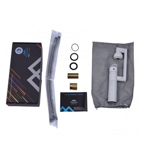 Смеситель FASHUN для кухни/умывальника белый (A4017-8) - фото 6