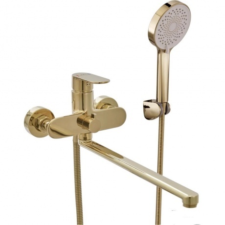 Смеситель FASHUN для ванны и душа золото (A2285-35)