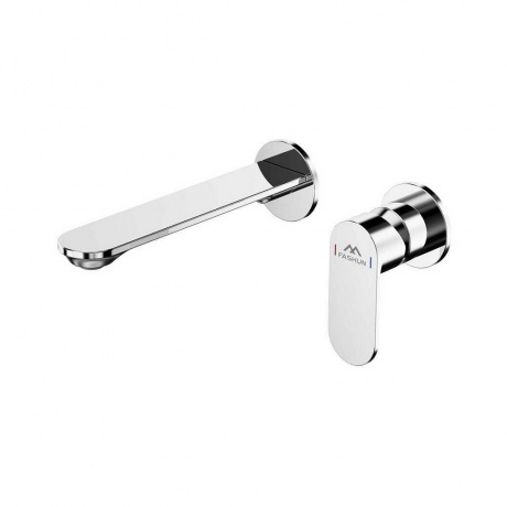 Смеситель FASHUN встраиваемый с изливом хром (A1185) - фото 1