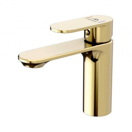 Смеситель FASHUN для умывальника с регулируемым аэратором золото...