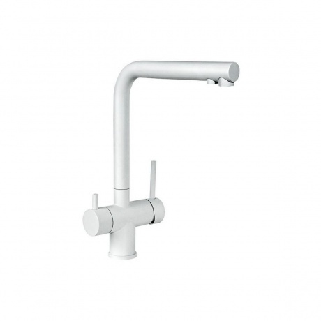 

Смеситель Славен для кухни с подключением к фильтру для питьевой воды белый Город (СЛ-ОД-Д76)