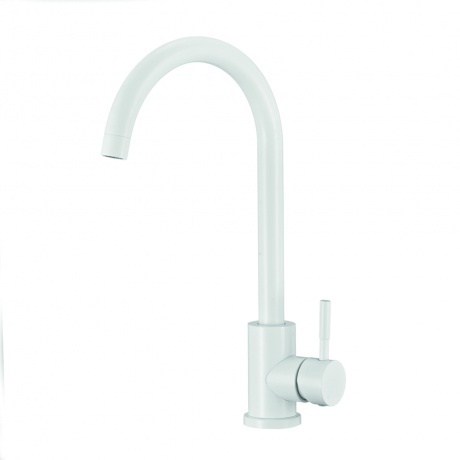 Смеситель OLIVE'S для кухни нержавеющая сталь белый BALEAR(13435-1BLW) - фото 1