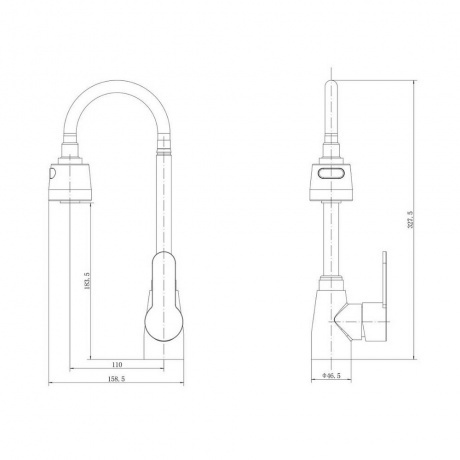 Смеситель для кухни PLStart (PL4302) - фото 2