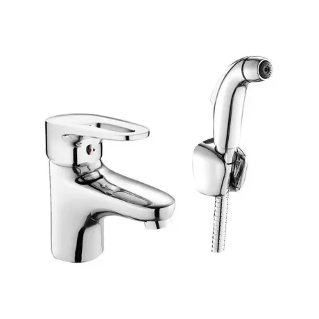 Смеситель для раковины с гигиеническим душем Haiba (HB1268)