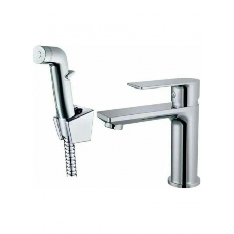 Смеситель для раковины с гигиеническим душем Haiba (HB12505) - фото 2