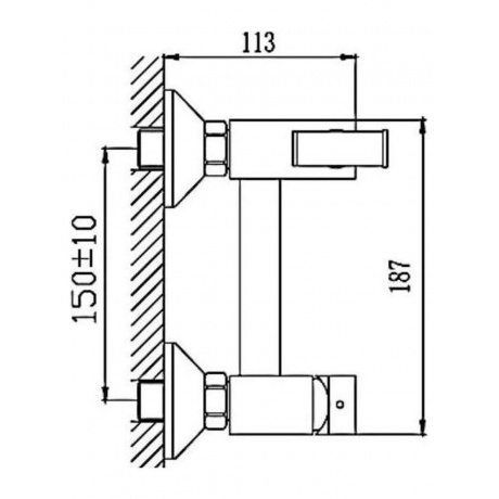 Гигиенический душ со смесителем Haiba (HB5510-7) - фото 3