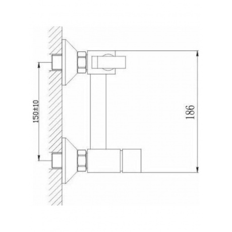 Гигиенический душ со смесителем Haiba (HB5513-7) - фото 2