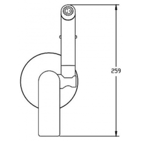 Гигиенический душ со смесителем Haiba (HB55505) - фото 4