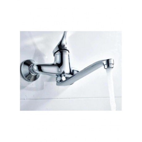 Смеситель для кухни с хирургической ручкой Haiba (HB4654) - фото 2