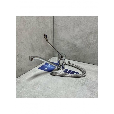 Смеситель для кухни с хирургической ручкой Haiba (HB4954) - фото 7