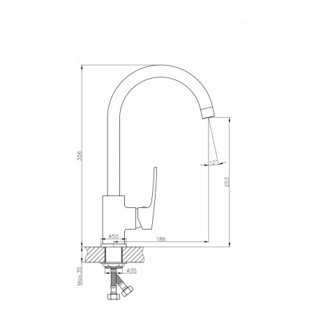 Смеситель для кухни Haiba (HB70587) - фото 10