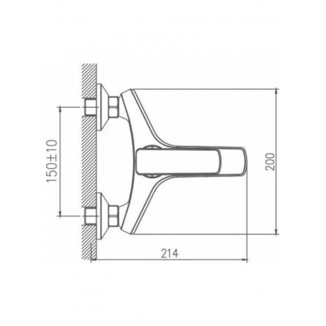 Смеситель для ванны Haiba (HB60548-8) - фото 19