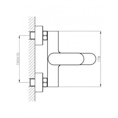 Смеситель для ванны Haiba (HB60590-7) - фото 3