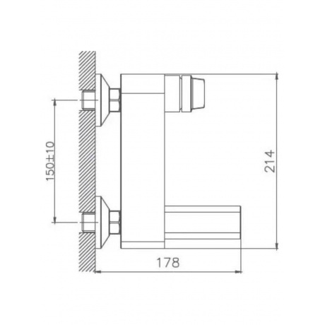 Смеситель для ванны Haiba (HB60572) - фото 3