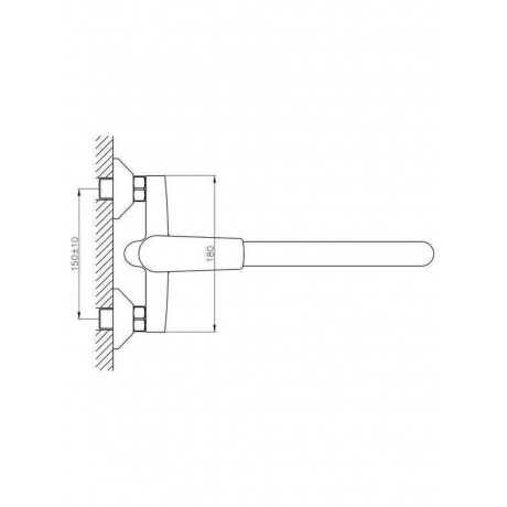 Смеситель для ванны Haiba (HB22587) - фото 3