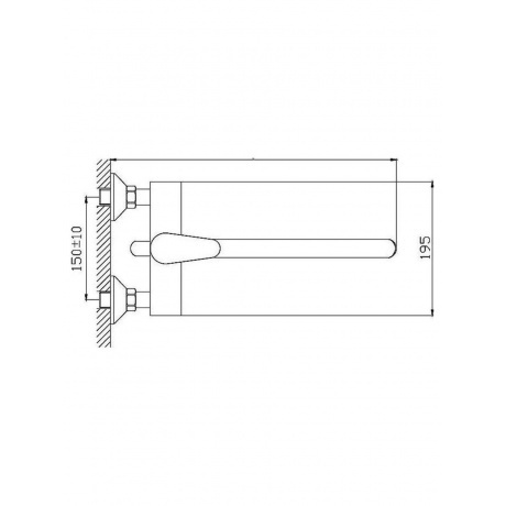 Смеситель для ванны Haiba (HB22802) - фото 2