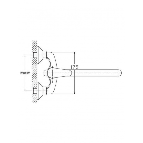 Смеситель для ванны Haiba (HB2216) - фото 3