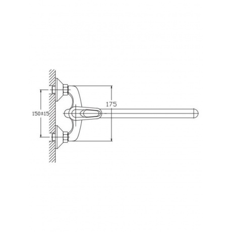 Смеситель для ванны Haiba (HB2237) - фото 3