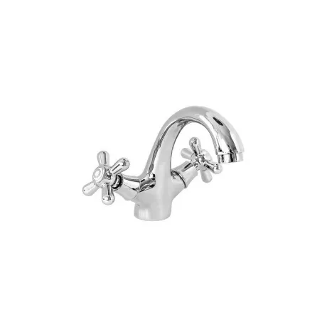 Смеситель Славен для умывальника с литым изливом (СЛ-ДВ-О10)