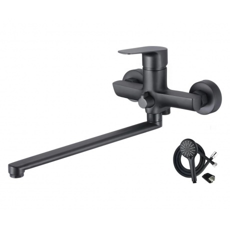 Смеситель для ванны с длинным изливом TIESO (26221TSB)