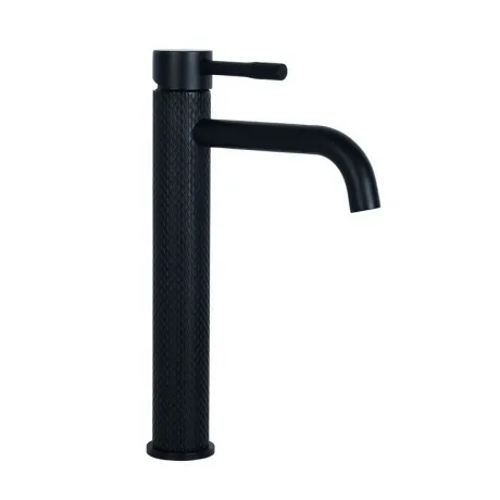 Смеситель Славен для умывальника с высоким корпусом, черный (СЛ-...