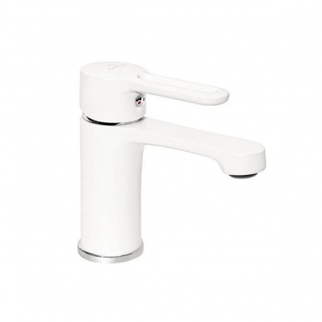 

Смеситель Славен для умывальника с литым изливом, белый (СЛ-ОД-Т1Б)