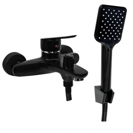 

Смеситель для ванны Славен с коротким литым изливом, одноручный, черный, (СЛ-ОД-Г3Ч)