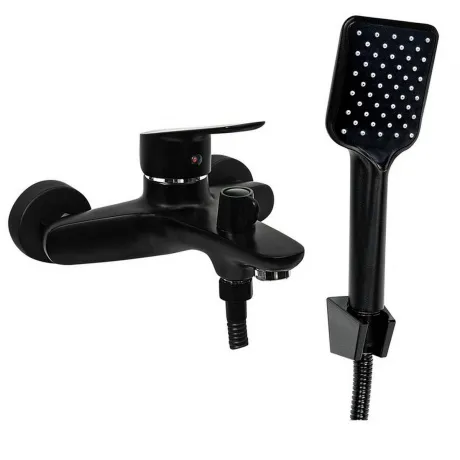 Смеситель для ванны Славен с коротким литым изливом, одноручный,...