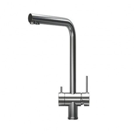 Смеситель для кухни GRANULA (7011, СТАЛЬ САТИН) - фото 2