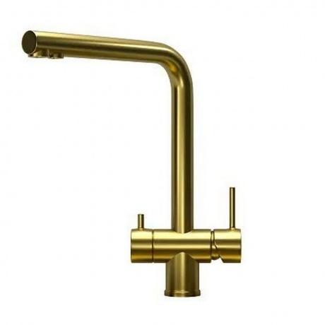 Смеситель для кухни GRANULA (7011, ЗОЛОТО САТИН) - фото 2