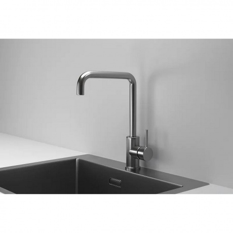 

Смеситель для кухни GRANULA (7110, СТАЛЬ САТИН)